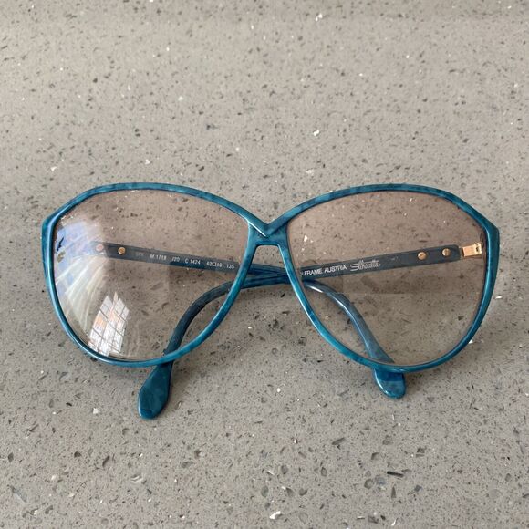 Silhouette SPX M1718 /20 C1424 62 10 13 Austria Blue Eyeglasses Frames ONLY main image 4